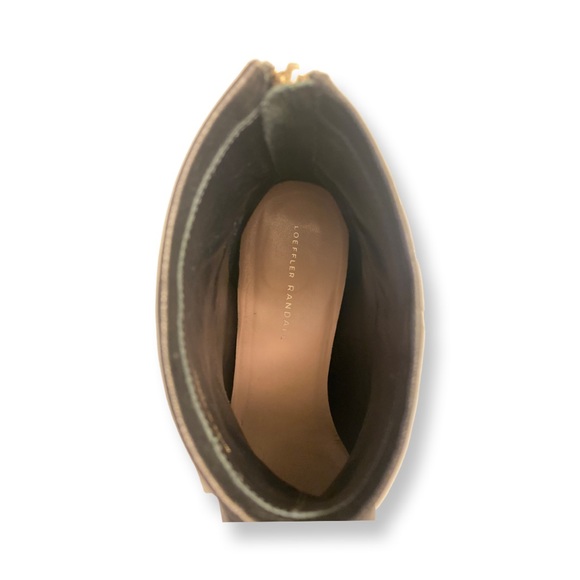 Loeffler Randall Black Leather Booties 10 - Picture 7 of 9